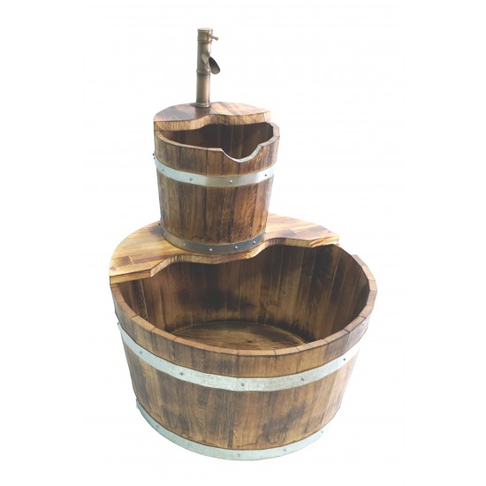 Masifart Terra 2 Fıçı Çeşme eskitme Bataryalı