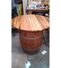 Masifart Şarap Fıçı Dikey yuvarlak Masa 90 cm