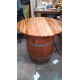 Masifart Şarap Fıçı Dikey yuvarlak Masa 90 cm