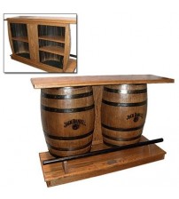 Masifart Şarap Fıçısı Dresuar Yarımay Tablalı