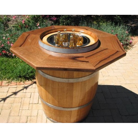 Masifart Şarap Fıçısı Ocakbaşı Orta Masa Köşeli