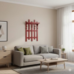 Masifart Jayne Çam Askılık Eskitme Lake