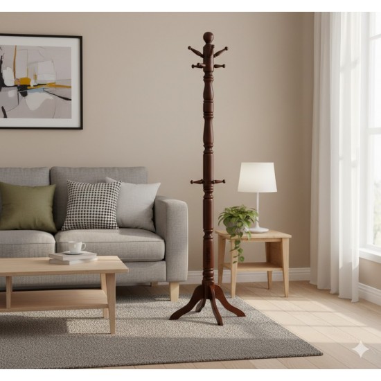 Masifart Jaylyn Sabit Tornalı Askılık Ceviz