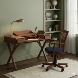 Masifart Merda Antik 125 cm Çalışma Masası 