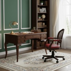 Masifart Sout 180 Lik Çizgili Çalışma Masası 