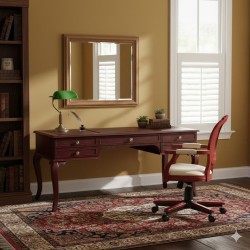 Masifart Aurie 120 cm Sümenli Rustik Çalışma Masası 