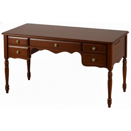 Masifart Jarlan 5 Çekmeceli 140 cm Tornalı Çalışma Masası 