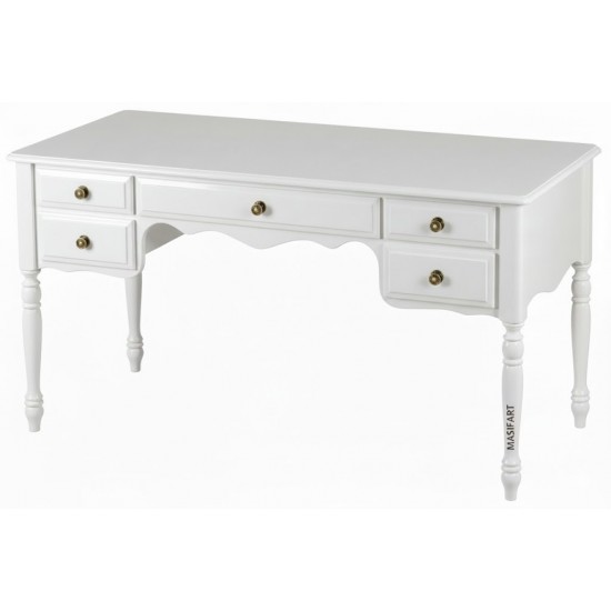 Masifart Jarlan 5 Çekmeceli 140 cm Tornalı Çalışma Masası 