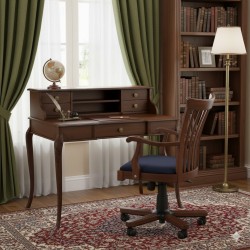 Masifart Cressida 110 cm İpek Raflı Çalışma Masası 