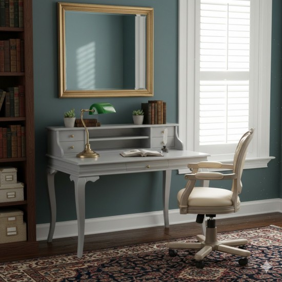 Masifart Jocasta 125 Lik Raflı Rustik Çalışma Masası 