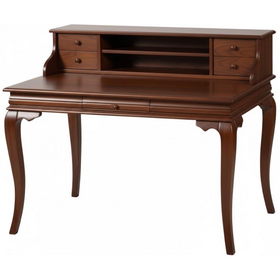 Masifart Acta 110 Luk Raflı Rustik Çalışma Masası 