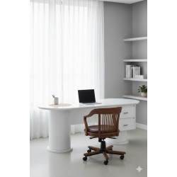 Masifart Gloria 190 cm Truva Çalışma Masası 
