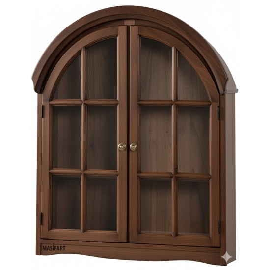 Masifart Gabin Kubbeli Köy Dolabı Cilasız Ham