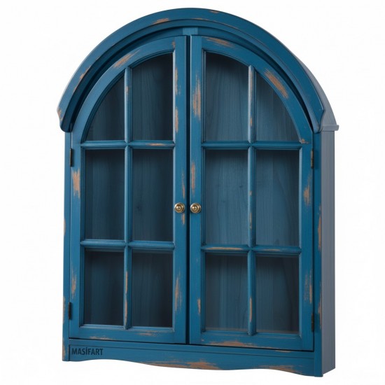 Masifart Gabin Kubbeli Köy Dolabı Cilasız Ham