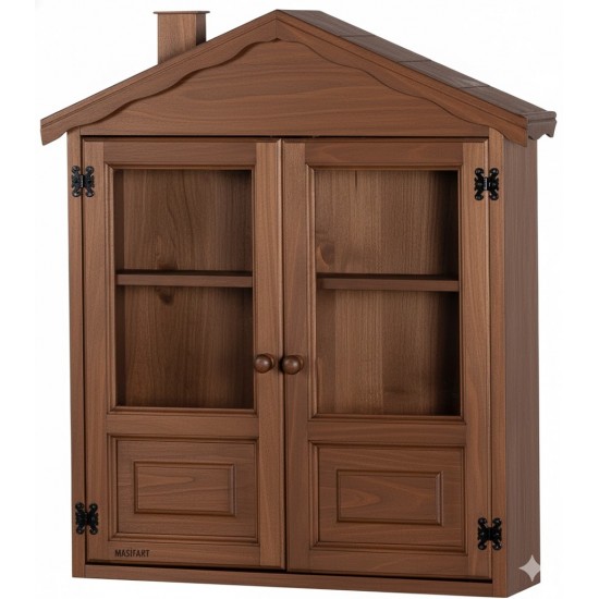 Masifart Christi Çatılı Bibloluk Cilasız Ham