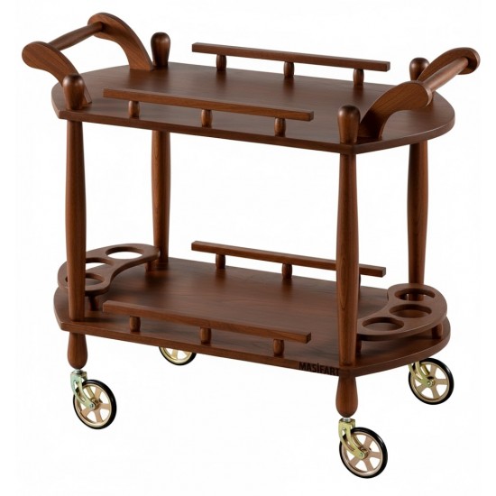 Masifart Hilary Retro Servis Arabası Cilasız Ham