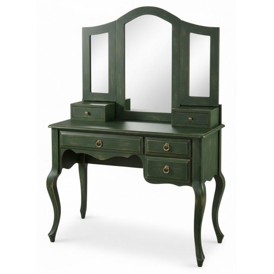 Masifart Mauriti 3 Çekmeceli Lükens Makyaj Masası 