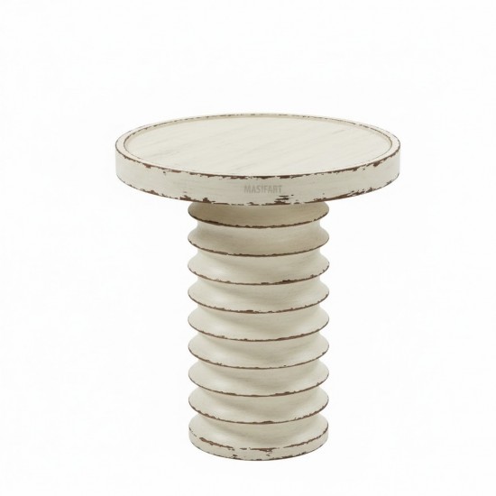 Masifart Sistre Oluklu Yan Sehpa 