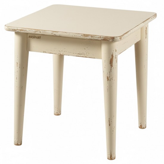 Masifart Pater Kasalı Retro Yan Sehpa 