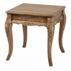 Masifart Varro Nil Rustik Oymalı Yan Sehpa 