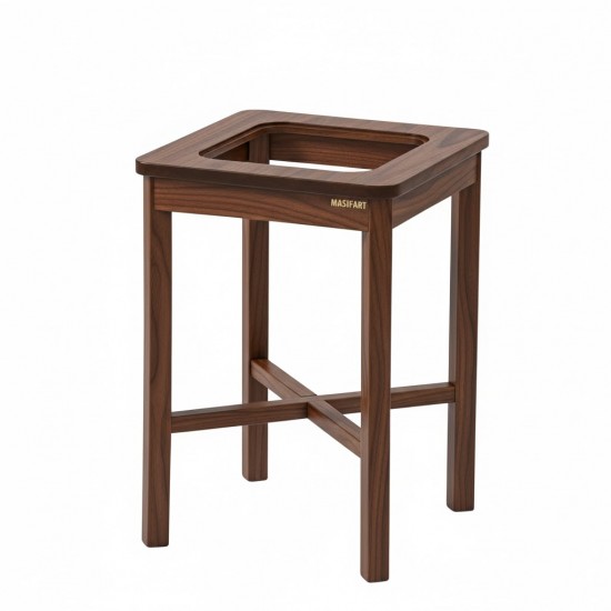 Masifart Lamar Çapraz Kare Camlı Saksılık 