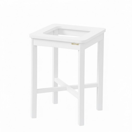 Masifart Lamar Çapraz Kare Camlı Saksılık 