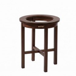 Masifart Spiridi Çapraz Yuvarlak Camlı Saksılık 