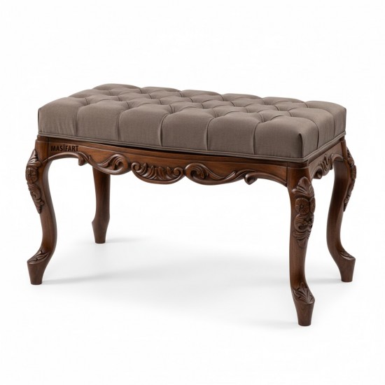 Masifart Tsar 80 Lik Kavisli Oymalı Puf 