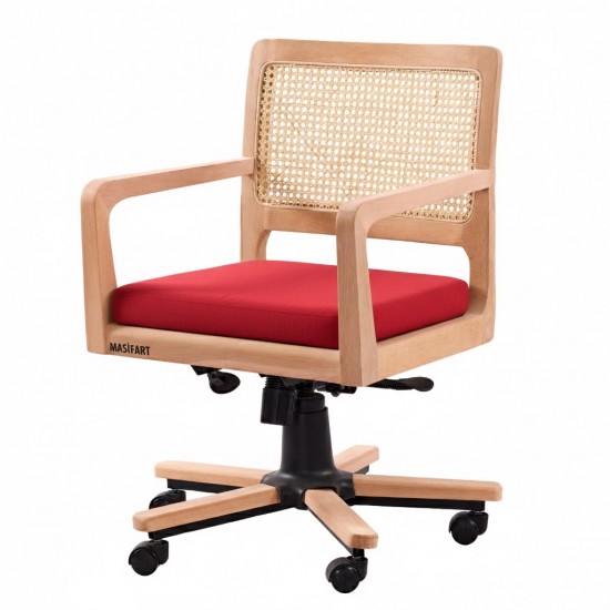 Masifart Silver Hasırlı Spor Döner Koltuk 