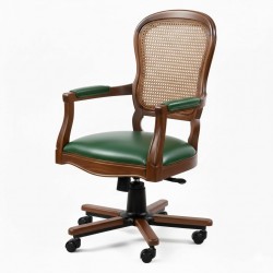 Masifart West Hasırlı Klasik Döner Koltuk 