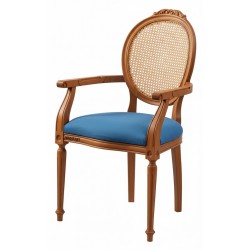 Masifart Columba Hasırlı Oymalı Tornalı Berjer 