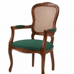 Masifart Satyana Hasırlı Etek Oymalı Berjer 