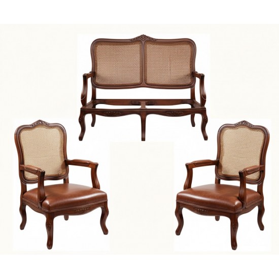 Masifart Callust Hasırlı İtalyan Oymalı Çay Takımı 