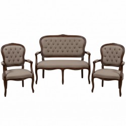 Masifart Virl Etek Oymalı Çay Takımı 