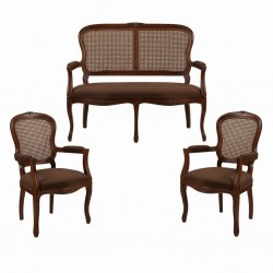 Masifart zeory Hasırlı Etek Oymalı Çay Takımı 