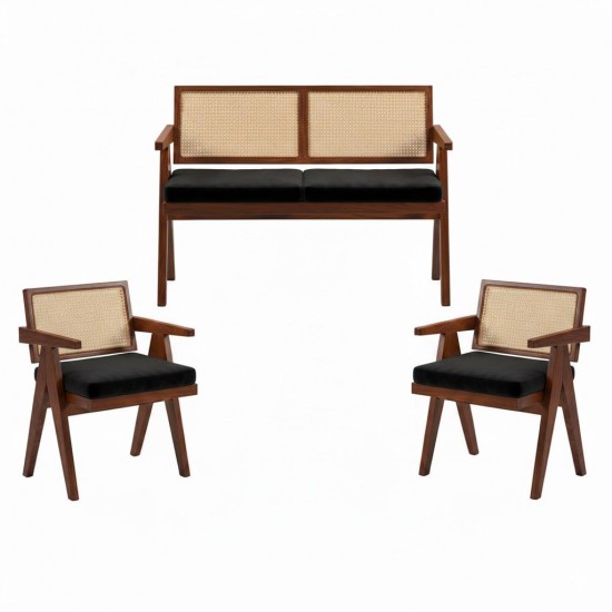 Masifart Edrian Hasırlı Luna Çay Takımı 