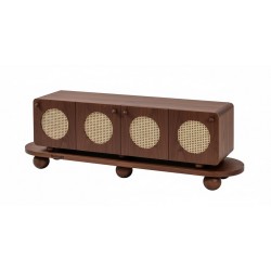 Masifart Novella Hasırlı 190 Lık Yuvarlak Konsol 