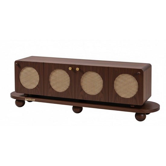 Masifart Samas Hasırlı 210 Luk Yuvarlak Konsol 