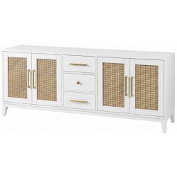 Masifart Iupiter Hasırlı Çekmeceli Konik Konsol 