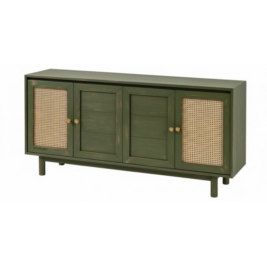 Masifart Coma Hasırlı 180 Lik Abelya Kayın Konsol 