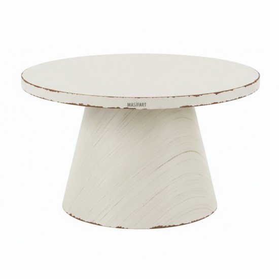 Masifart Ternus Meşe Fıçı Orta Sehpa 