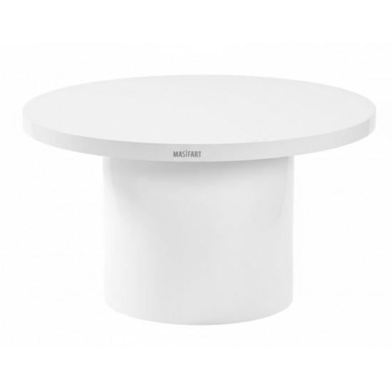 Masifart Fricare Kayın Silindir Orta Sehpa 