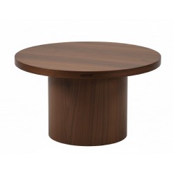 Masifart Paraski Ceviz Silindir Orta Sehpa 