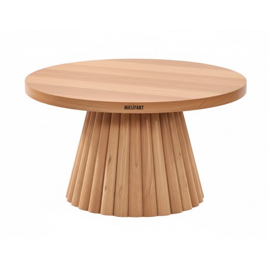 Masifart Titani Papatya Yuvarlak Orta Sehpa 