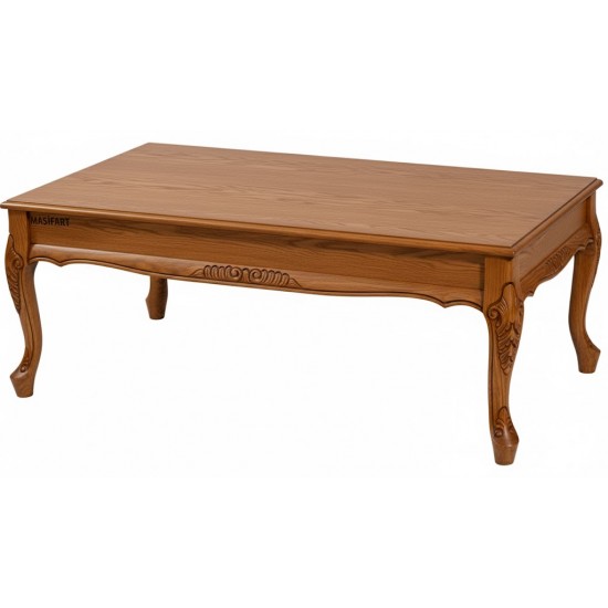 Masifart Pater Nil Lükens Oymalı Orta Sehpa 