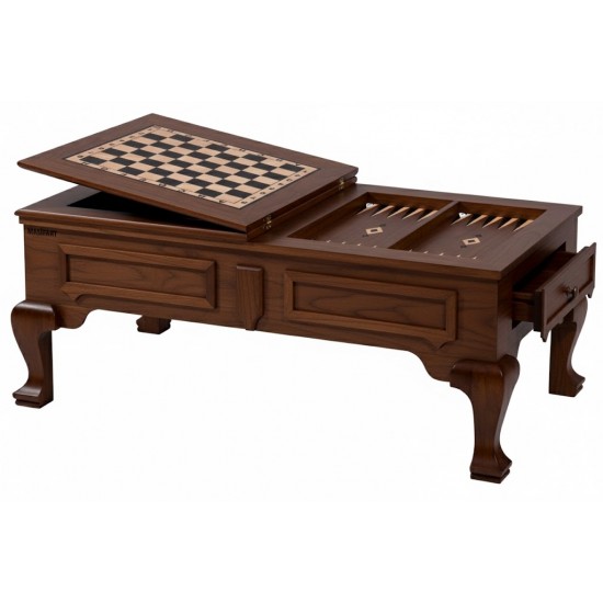 Masifart Valentin Lükens Tavla Sehpa 