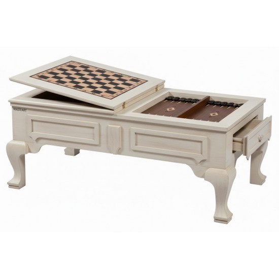 Masifart Valentin Lükens Tavla Sehpa 