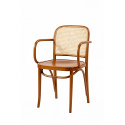 Masifart Antimo Hasırlı Kollu Petek Sandalye 