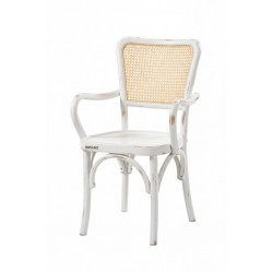 Masifart Gratus Hasırlı Lüks Tonet Kollu Sandalye 