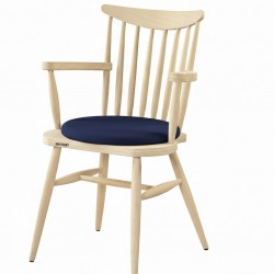 Masifart Martoni Kırlangıç Döşemeli Kollu Sandalye 